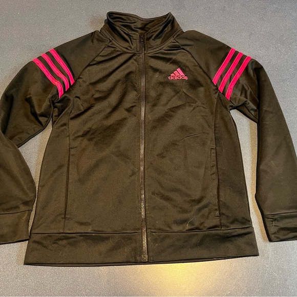adidas Other - Adidas Kids Jacket with Pink Accents